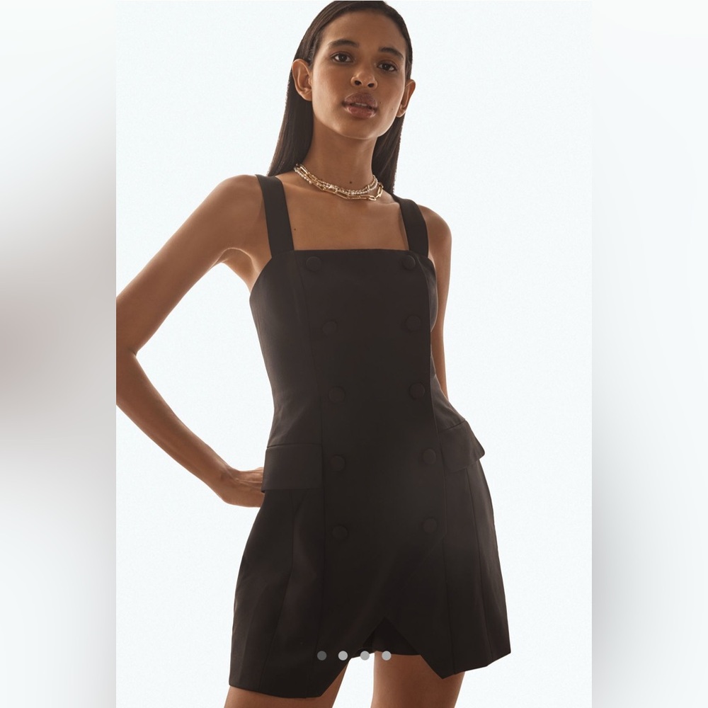 Anthropologie Hutch Button Front Blazer Romper, Size 8 - Picture 2 of 9